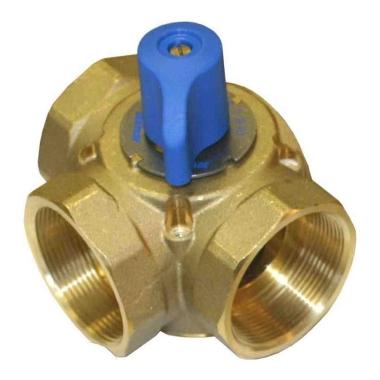 Tekmar By WATTS 714 3-Way Mixing Valve, 2 in, FNPT, 146 psi Pressure, 51 Cv Flow Rate, Brass Body