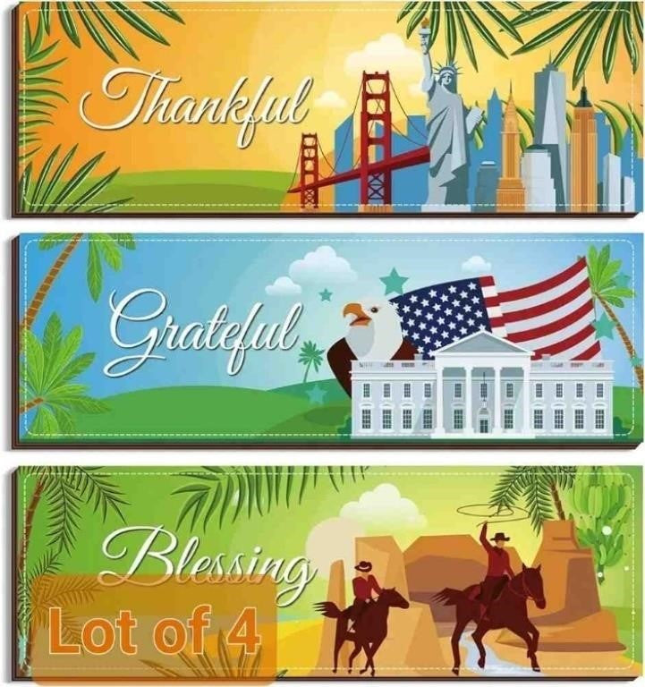 3 Pieces Farmhouse Bathroom Wall Dec