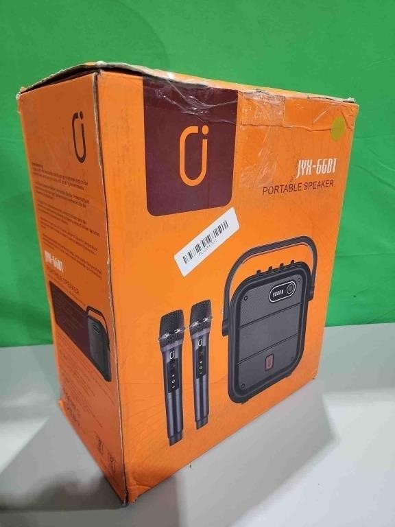 JYX Karaoke Machine with 2 UHF Wireless Microphones