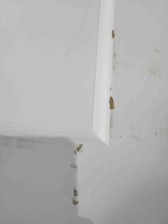 White Molded Utility Access Door Panel - 80" x 36" x 1.5"
