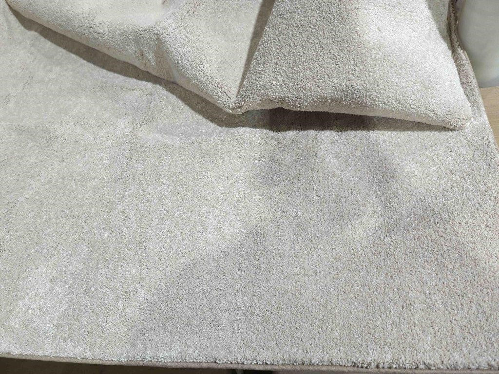 Indoor Area Rug, Frieze Plush Textured, 5ft*7ft Cream