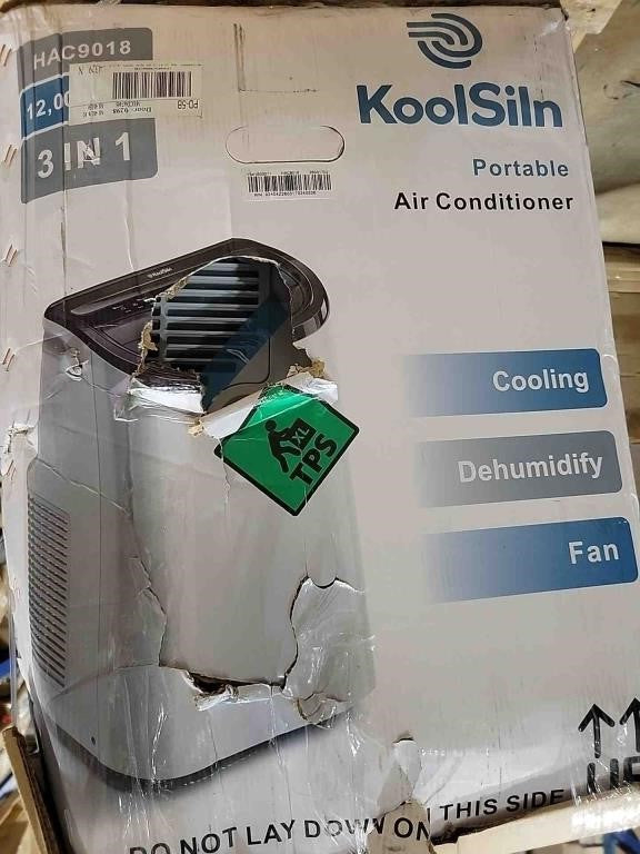 Portable Air Conditioner Cools Up to 550 Sq.Ft, 12,000 BTU WHITE