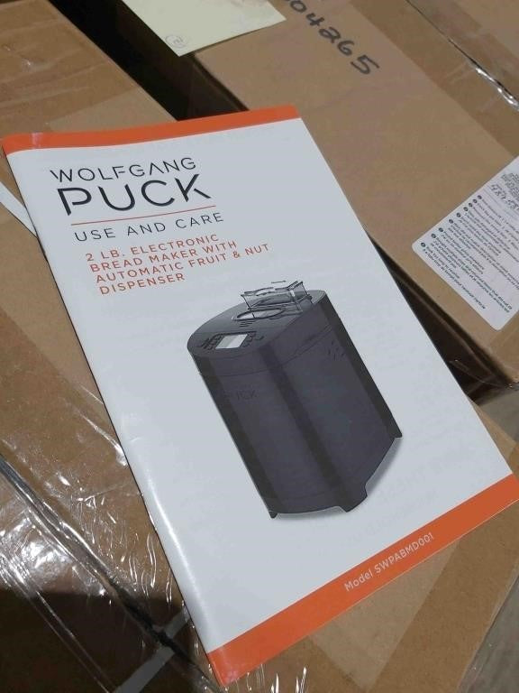 Wolfgang Puck Use And Care 2 Lb Electroni