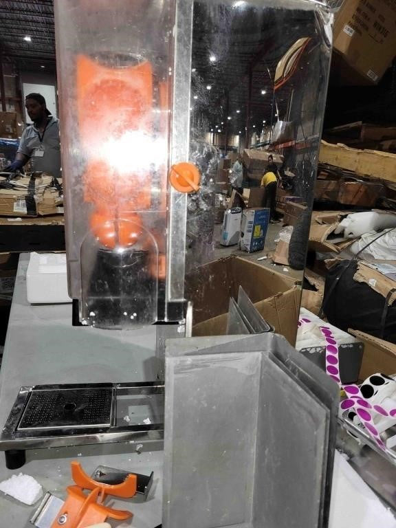 Commercial Orange Juicer Machine, 120W Automatic Juice Extractor, VEVOR