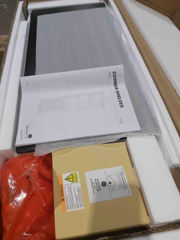 Rolanstar Corner Shelf with LED Light