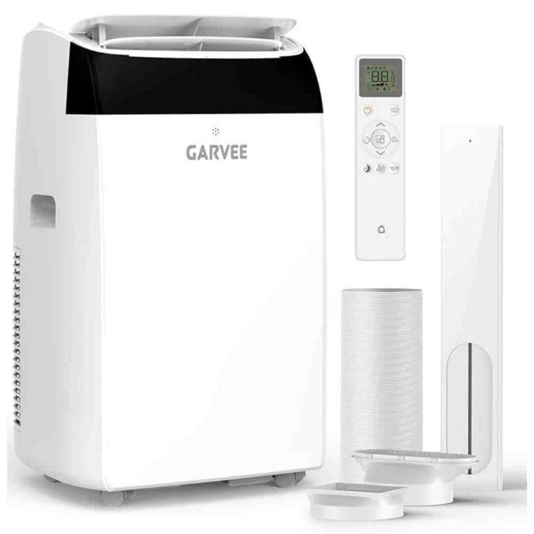 Garvee 14,000 BTU Portable Air Conditioner, White Top