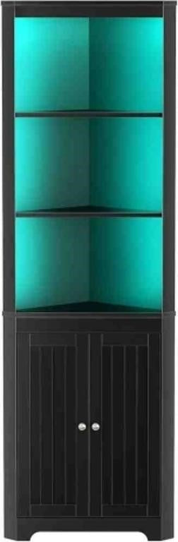 Rolanstar Corner Shelf with LED Light