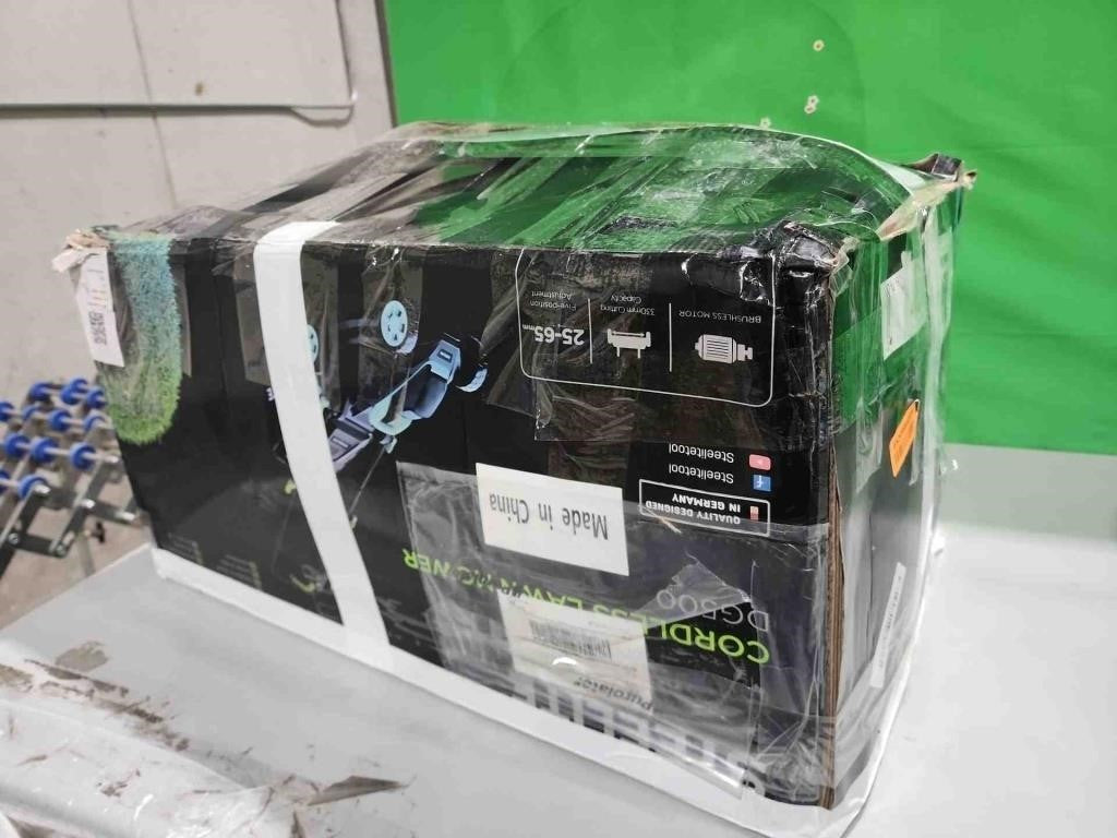 STEELITE 13-Inch Cordless Lawn Mower, 21V 4.0Ah Electric Mower with Brushless Motor, 5-Position Height Adjustment, Lightweight, 8-Gallon Grass Bag, Battery & Charger Included