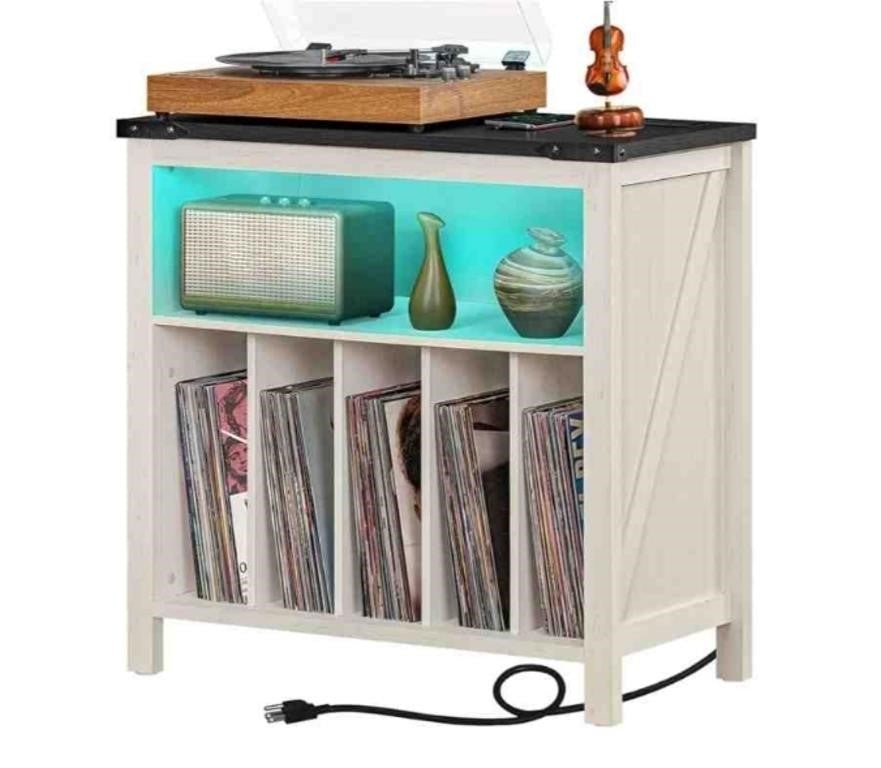 Joaxswe Large Record Player Stand