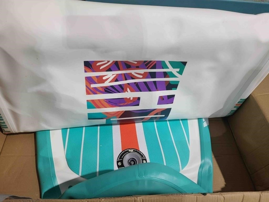 Niphean Inflatable Stand Up Paddle Board with SUP Accessories, Anti-Slip EVA Deck, 10'6" Paddleboards Inflatable Paddle Boards for Adults & Youth of All Skill Levels