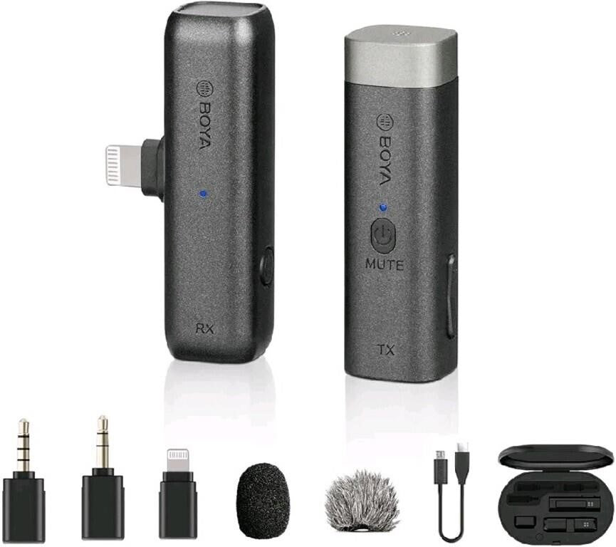 BOYA Microphone BY-WM3D 2.4GHz Wireless Microp