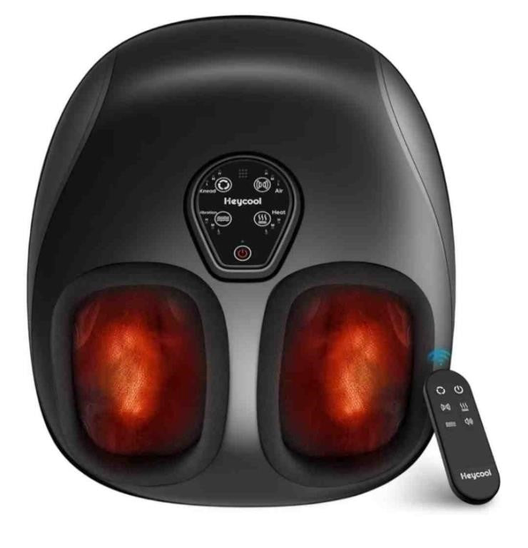 Heycool Foot Massager with Heat, Vibration, Compression