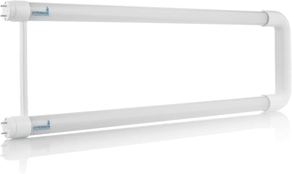 Hyperikon U Bent LED Tube, 2x2 Foot, 40 Watt Repla