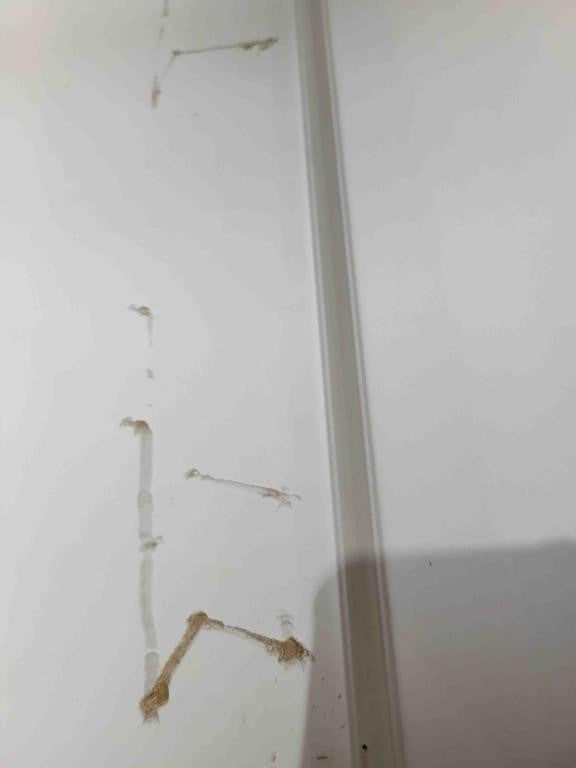 White Molded Utility Access Door Panel - 80" x 36" x 1.5"