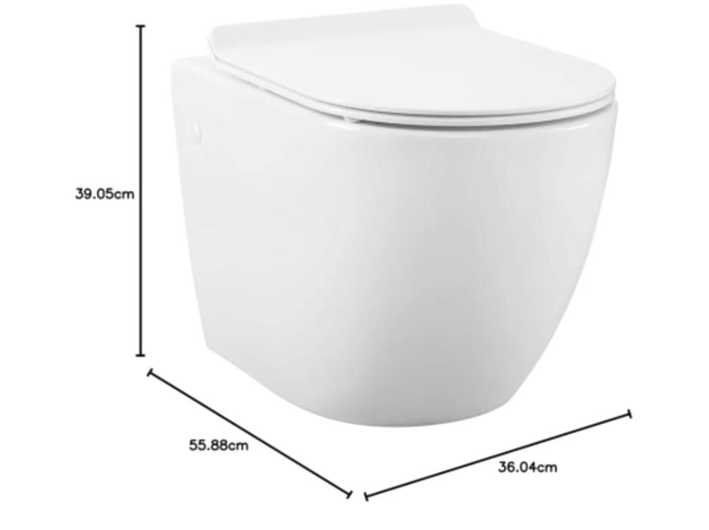 Toilet Bowl, Glossy White, #SM-WT449, Size: 21.9 Inches