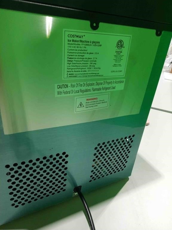 Countertop Ice Maker Built 2 in 1 COSTWAY