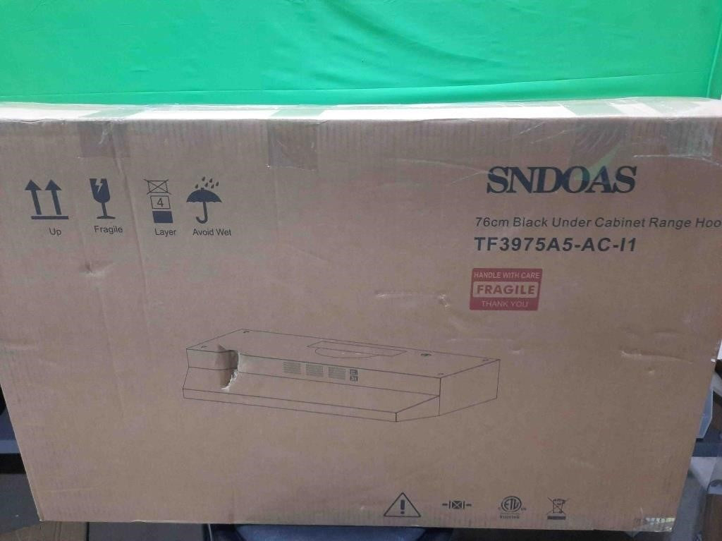 SNDOAS Range Hood 30 inch Under Cabinet, Ducte