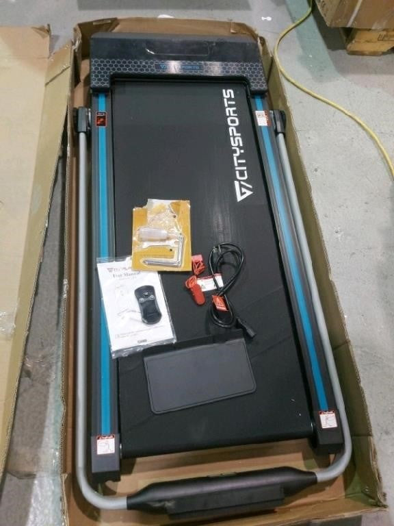 CitySports, Compact Foldable Treadmill, Electric