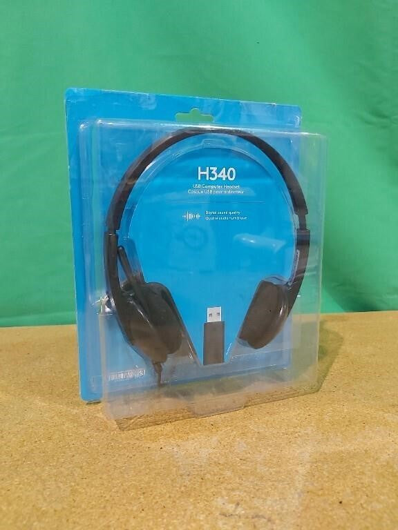 Logitech H340 USB Headset with Noise-Cancelling Mic
