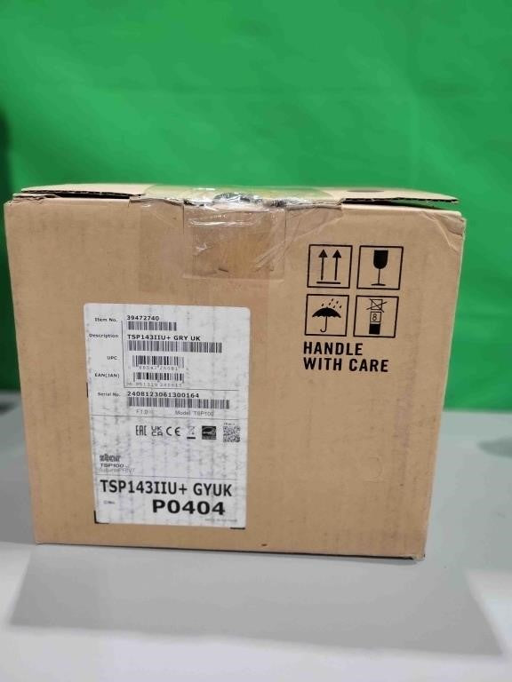 Star MicronicsTSP143IIU Gry US ECO - Monochrome Thermal Receipt Printer - Cutter - USB - Gray - Internal Power Supply and Cable Included
