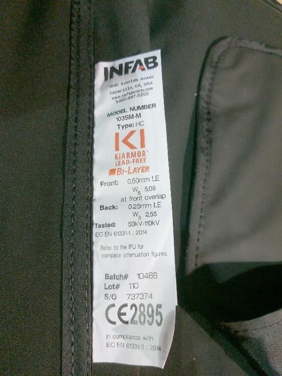 Custom Matte Finish 4 Piece Lead Neck, Upper Body,