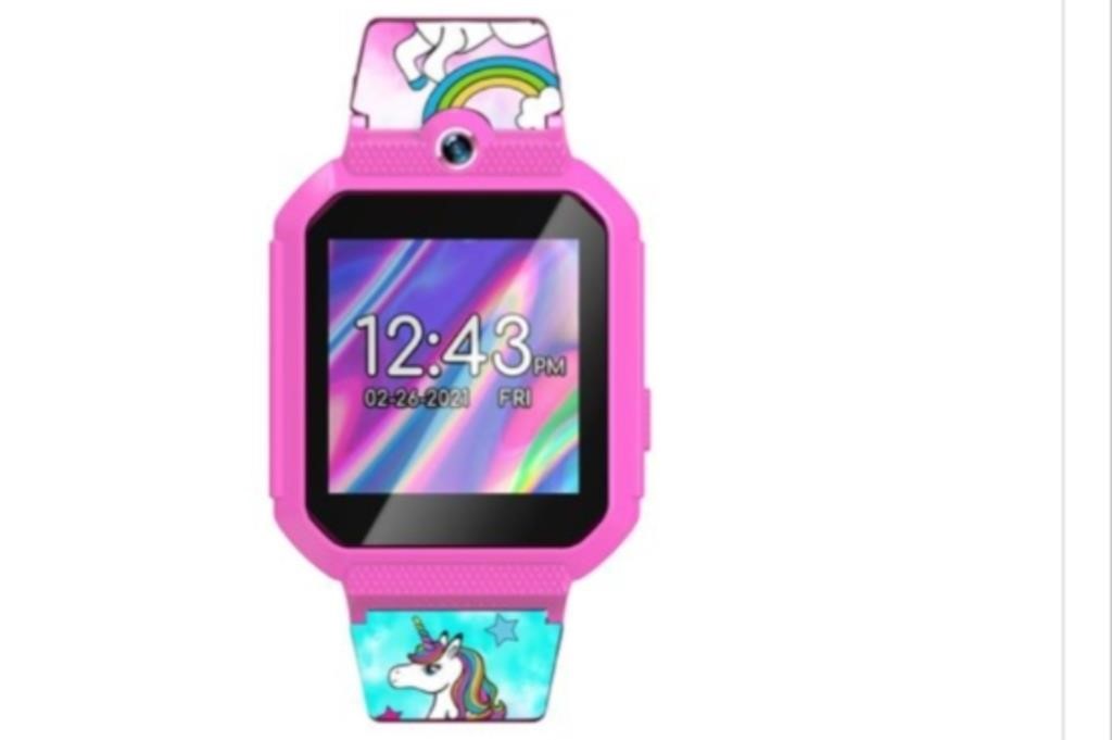 Itime Kids Body Temperature Interactive Games Watch Unicorn Design One Size Pink