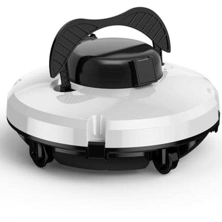 Pool Vacuum Robot, Pool Cleaner Robot with Dual-Drive Motors, 120 Mins Runtime, Self-Parking, Robotic Pool Cleaner Ideal for Above Ground Pools up to 1000 Sq.Ft,Model PZ0-18 -