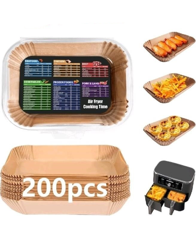 200PCS Air Fryer Liners for Ninja