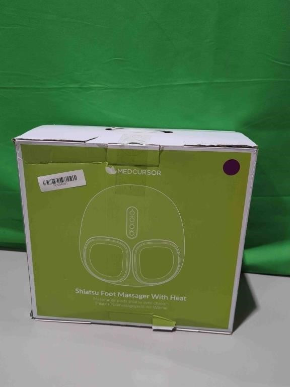 Medcursor Electric Shiatsu Foot Massager Machine with Soothing Heat