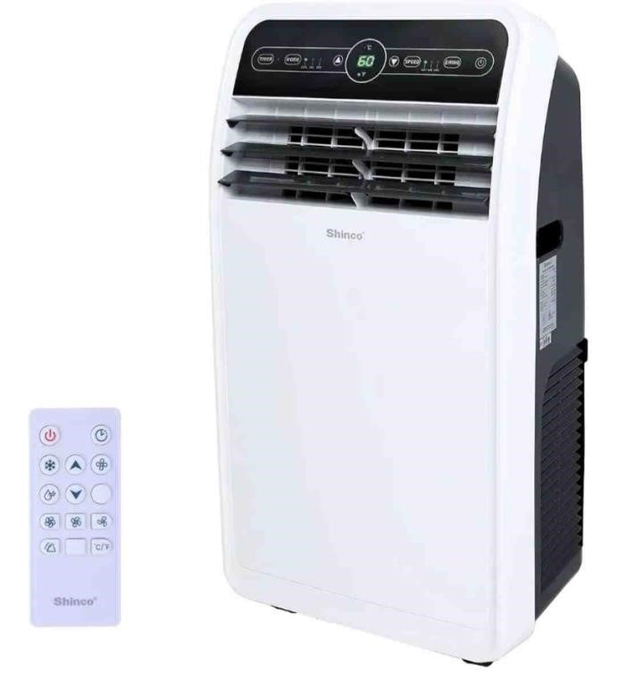 Shinco 12,000 BTU Portable Air Conditioner, 400 Square