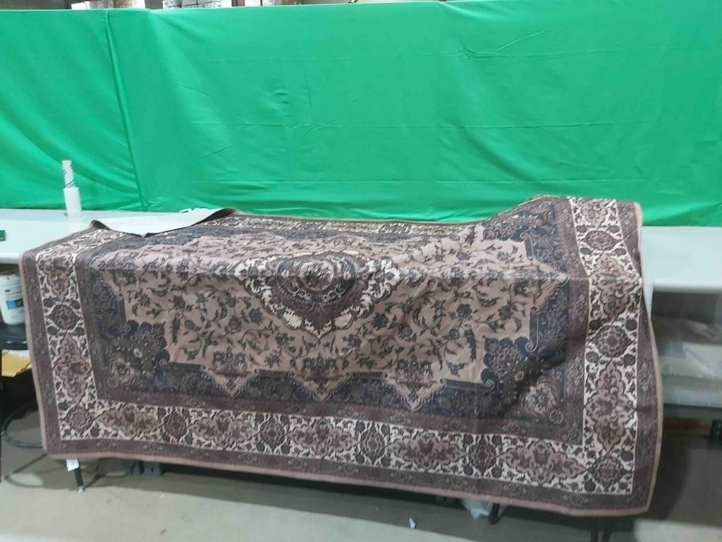 7 Area Rug For Indoor Color Brown/Blue/Beige Size 5'x7