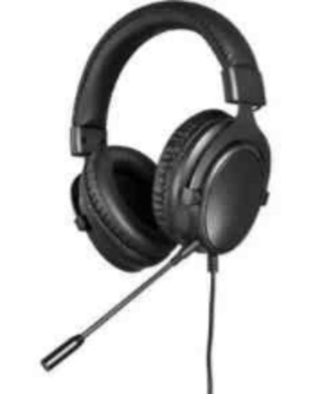 Onn. 100027825 Wired Adjustable Over-Ear Gaming Headset With 50 Mm Speaker Drive