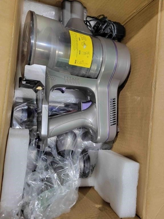 ZOKERLIFE Cordless Vacuum Cleaner, 4-in-1 Lightweight Stick Vacuum Cleaner, Rechargeable Vacuum Cleaner with LED Headlights, Portable Handheld Vacuum for Home Kitchen Hard Floor Pet Hair Cleaning