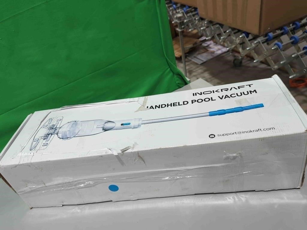 InoKraft Cordless Pool Vacuum Cleaner, Rechargeable, Handheld Pool Vacuum