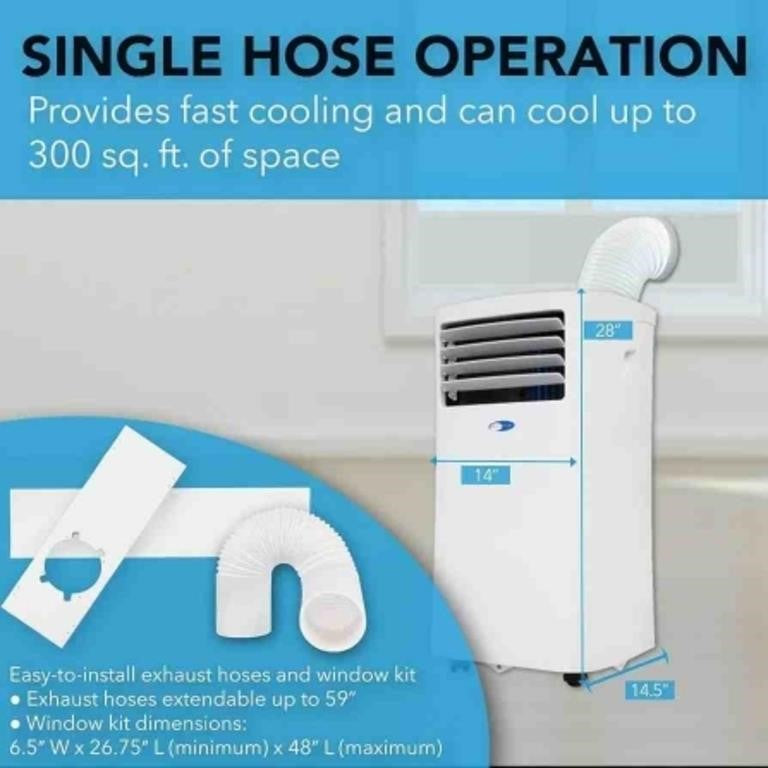 Whynter Arc-102CS Portable Air Conditioner Compact Size 10000 Btu.