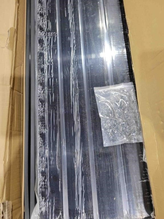 AQOVOR 4x8 FT Slat Wall Paneling Wall Storage Systems with 16 Hooks (Black)