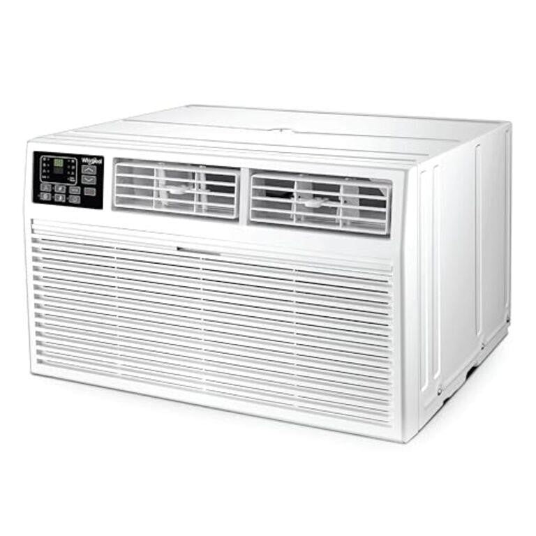 Whirlpool WHAT081-1BW 8,000 Wall Air Conditioner, 115V, Cools up to 350 Sq. Ft,