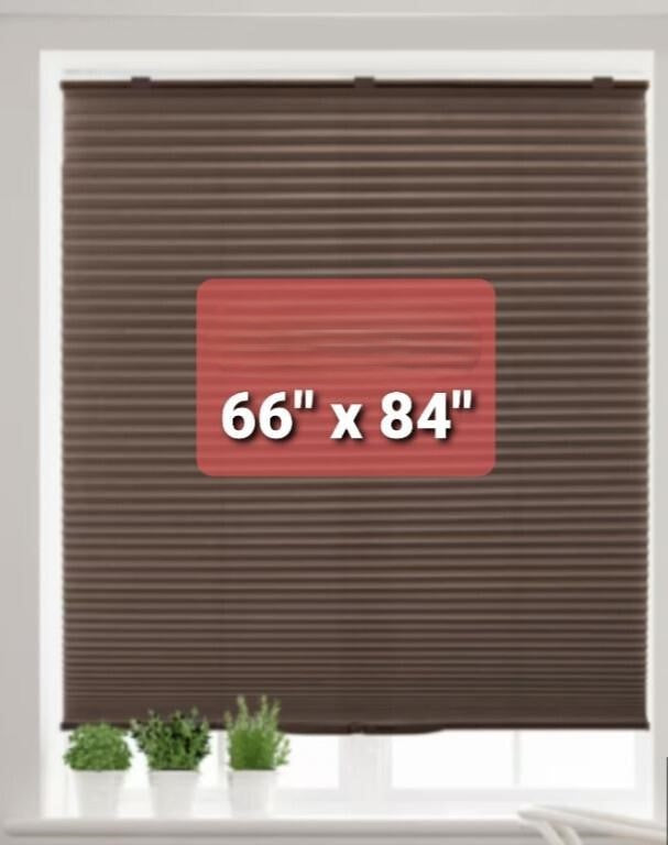 Sears 1" PVC Mini Blinds, 66" x 84", Ba