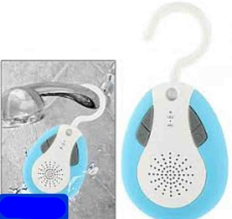Bluetooth Shower Speaker - Waterproof IPX4 ~ FM Inside