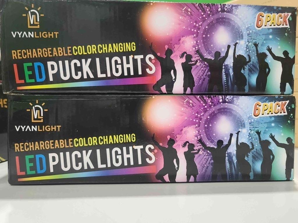 VYANLIGHT Rechargeable Puck Lights