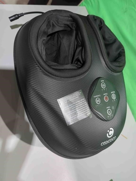 CooCoCo Foot Massager with Heat, Upgraded Shiatsu Feet Massager