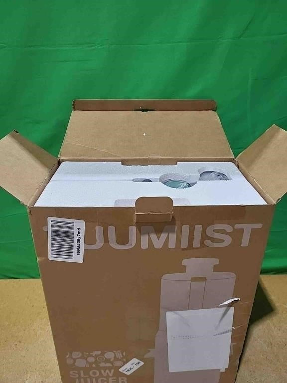 TUUMIIST Juicer Machine, 6.5" Large Feed Chute Cold Press Juicer with 350W