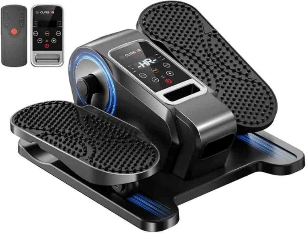 Under Desk Elliptical Machine, Electric Seated Pedal Exerciser