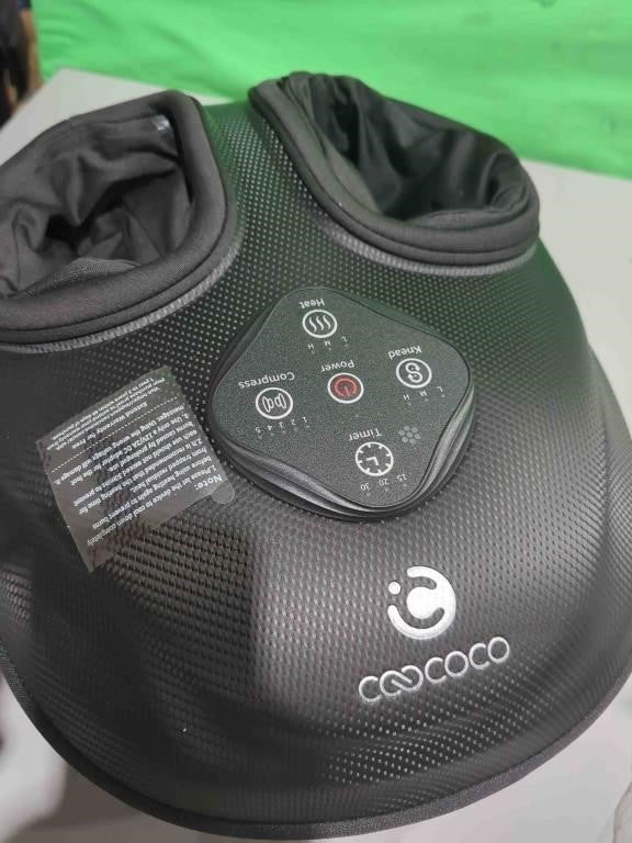 CooCoCo Foot Massager with Heat, Upgraded Shiatsu Feet Massager