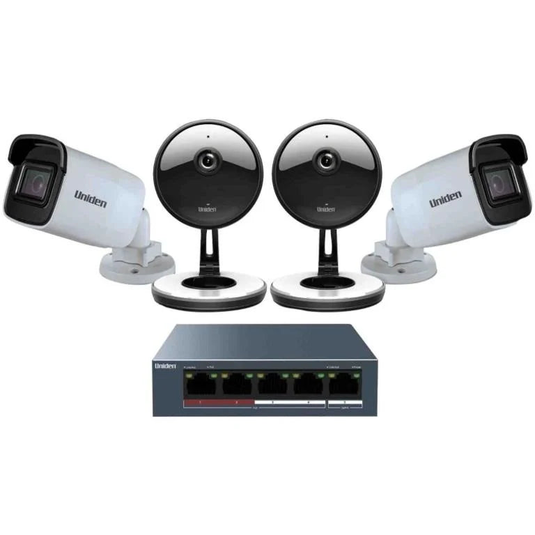 Uniden UC4202 4-Camera 1080P Indoor/Outdoor Securityort