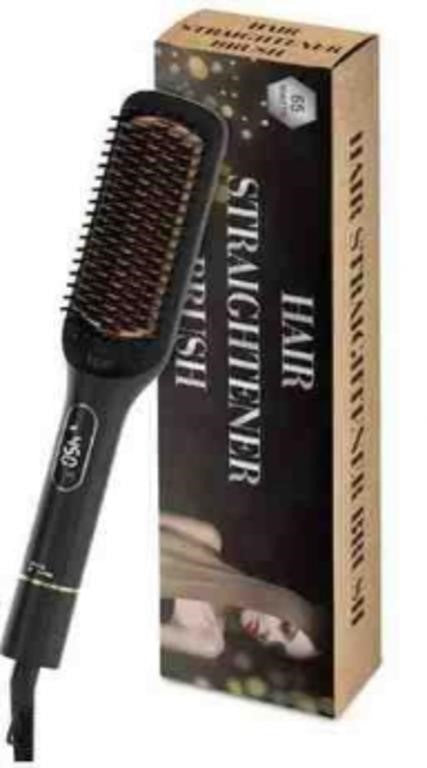 Nicebay HS-225 Hair Straightener Brush, Black