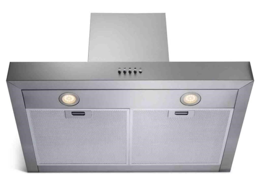 MASTER Chef 30" Modern T-Style Range Hood, 380CFM, Compatible With 6" Duct Size
