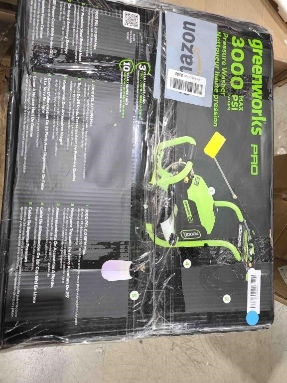 Greenworks 3000 PSI Pressure Washer (2.0 GPM Max)