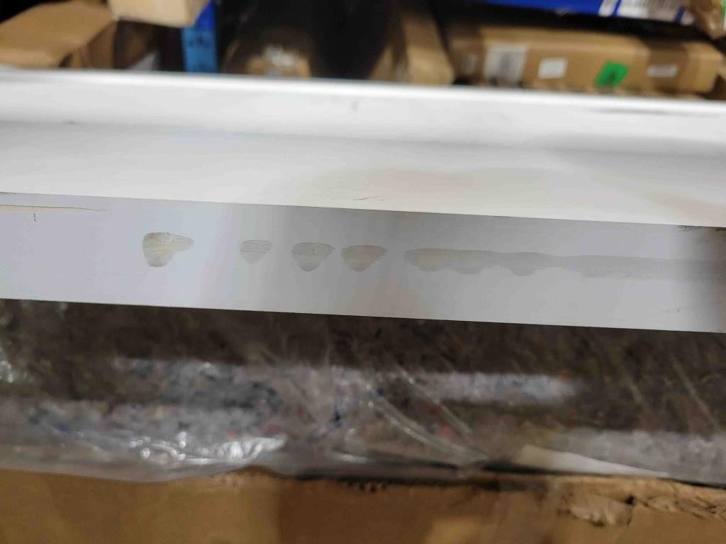 White Molded Utility Access Door Panel - 80" x 36" x 1.5"