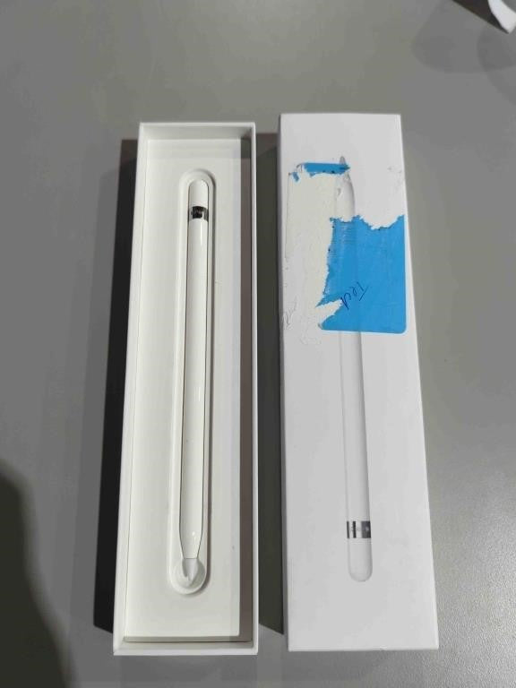 Apple - Pencil (1st Generation), Pairs And Charges via Lightning, White